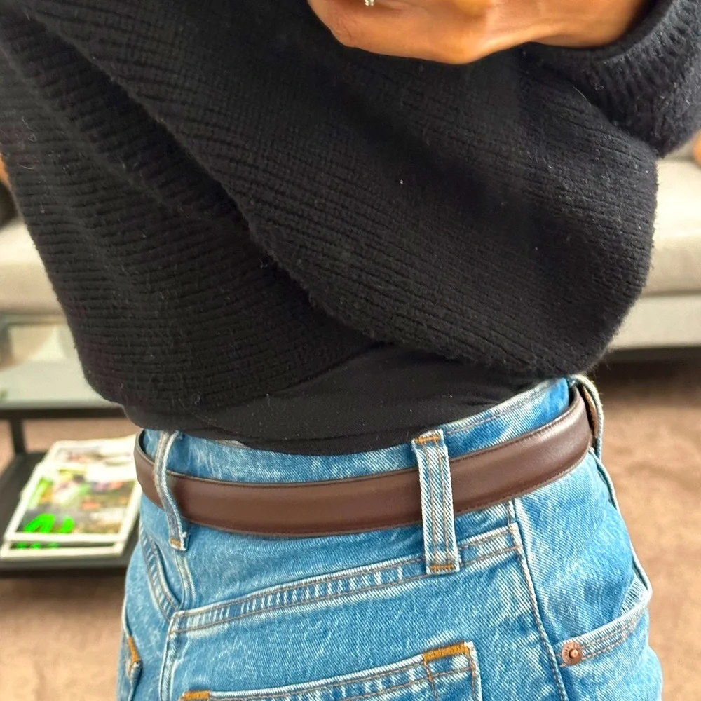 Coach vintage brown leather and gold hardware belt size S - Picture 4 of 4